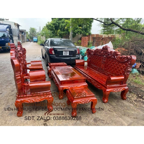 bàn ghế louis Hoàng Gia gỗ Xà Cừ Đỏ hay còn gọi là Lim Đồng Bằng