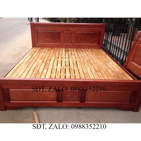 Giường xoan đào Gia Lai 1m8x2m rát thường