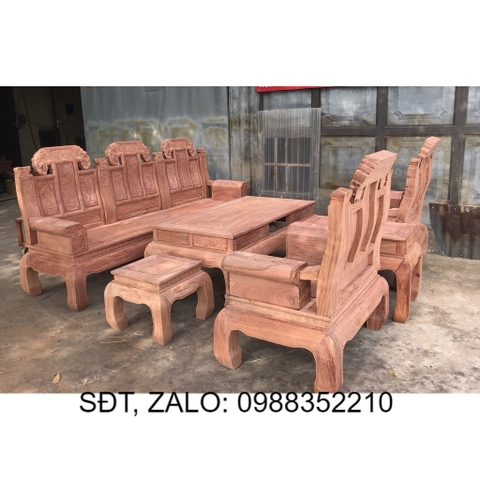 Bộ bàn ghế như ý voi hộp chân vanh