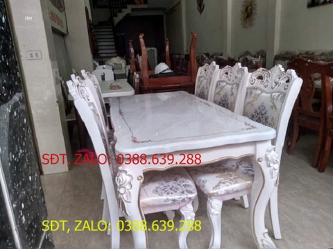 Bộ bàn ghế gỗ tràm tay 10 - Đồ Gỗ Bình Long 0388639288