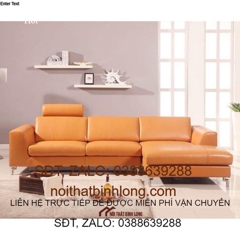 Sofa phòng khách khung sồi  - Da Hàn quốc
