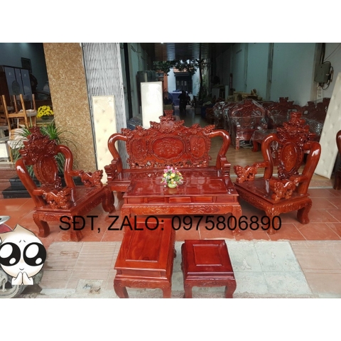 Bộ bàn ghế phòng khách gỗ lim giá đã bao gồm phí ship
