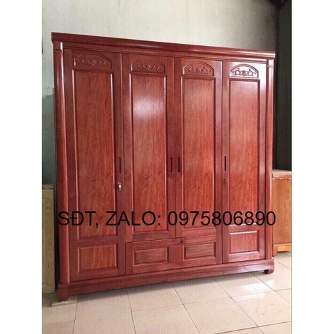 Tủ quần áo gỗ tự nhiên giá đã bao gồm phí ship