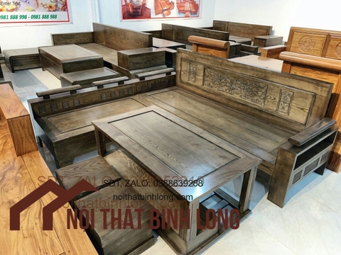 Bộ bàn ghế gỗ hương xám giá thật