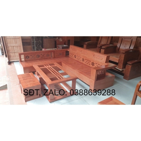 Sofa góc L sồi Nga BG119 giá thật