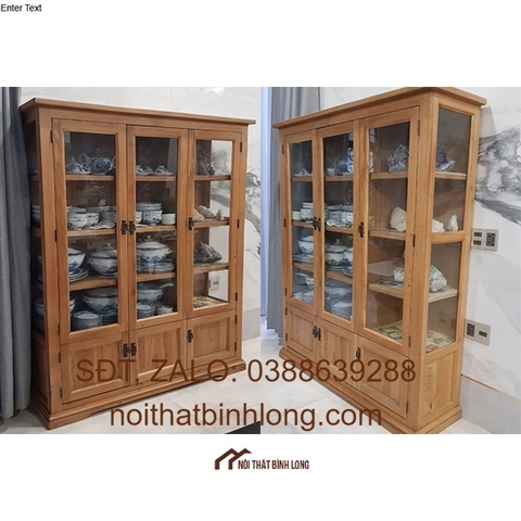 [HCM]Tủ rượu gỗ sồi Mỹ nhập khẩu