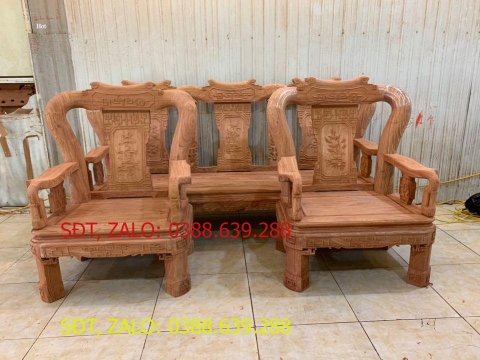 Bộ bàn ghế mẫu tần thủy hoàng - Đồ Gỗ Bình Long 0388639288