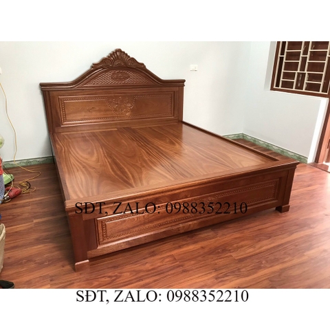 Giường Xoan Đào Tân cổ điển 2mx2m2