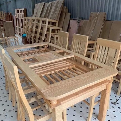 Bộ Bàn Ăn Gỗ (Hỗ Trợ Phí Vận Chuyển Khu Vực Hà Nội)