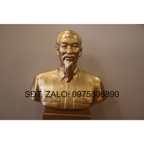 Tượng Bác Hồ bằng đồng đỏ Lê Gia - trưng bày phòng khách, phòng làm việc, phòng họp