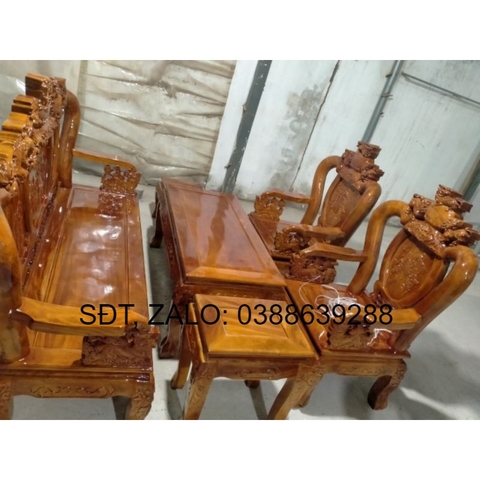 Bô ban ghê phong khach gô lim . giá thật