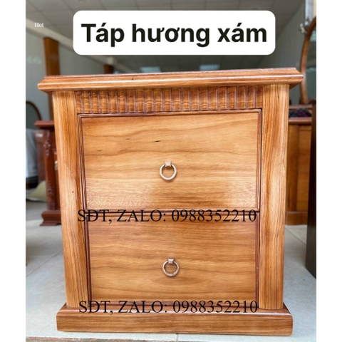 Táp đầu giường hương xám 2 ngăn kéo