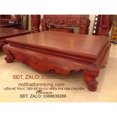 sập nằm gỗ hương đỏ 1m8 x 2m2