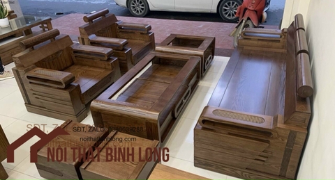 salon gỗ gõ đỏ