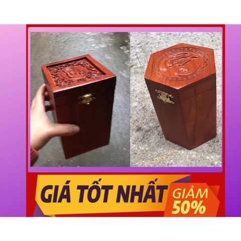 Hộp đựng trà gỗ hương cao cấp