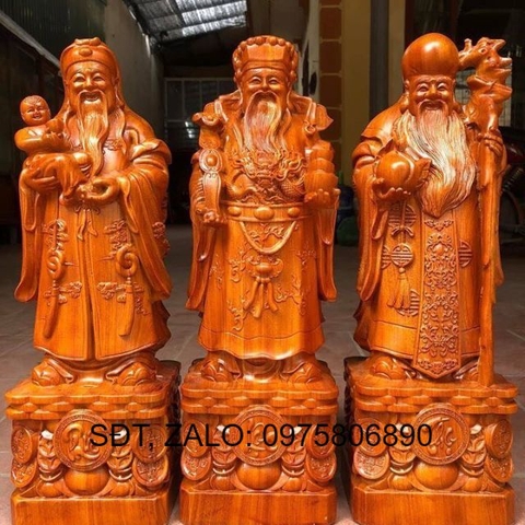 Bộ tượng tam đa phúc lộc thọ cao 30cm