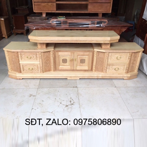 [Trả góp 0%] Kệ tivi gỗ sồi hiện đại gỗ tự nhiên 2m2 tủ gỗ để tivi trang trí kệ tivi