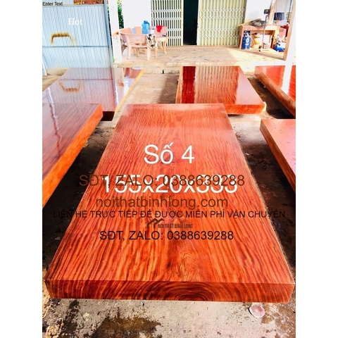 Sập Chiếu Ngựa Nguyên Khối Gỗ Cẩm Hồng