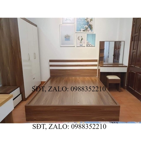 Combo giường tủ hiện đại HD1 fs ha nội