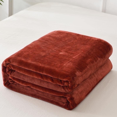CHĂN LÔNG THỎ CAO CẤP KÈM TÚI ĐỰNG XỊN XÒ ( 2.5kg ) CAM ĐẤT
