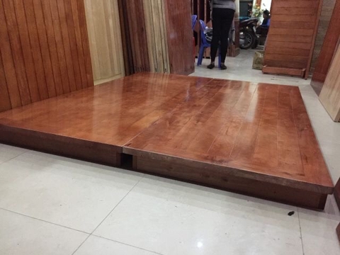 Giường Bệt Phong Cách Nhật Bản Gỗ MDF Nhập Khẩu Cao Cấp