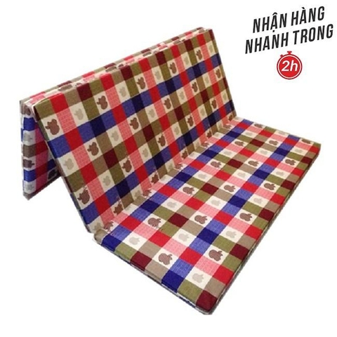 Nệm Bông Ép KORREA GẤP 3 1,2M-2M-9CM