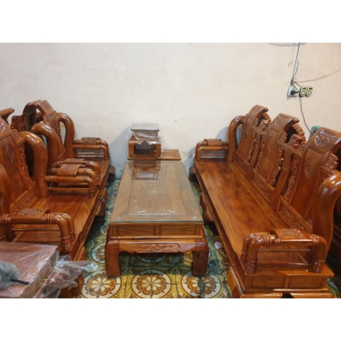 Bộ bàn ghế Tần Thủy Hoàng gỗ gụ