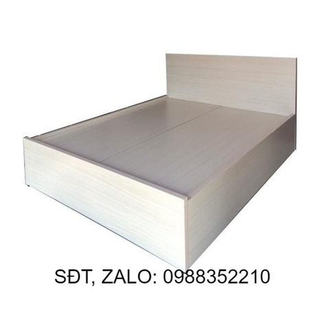Giường Ngủ Gỗ MDF Melamine Màu Lim