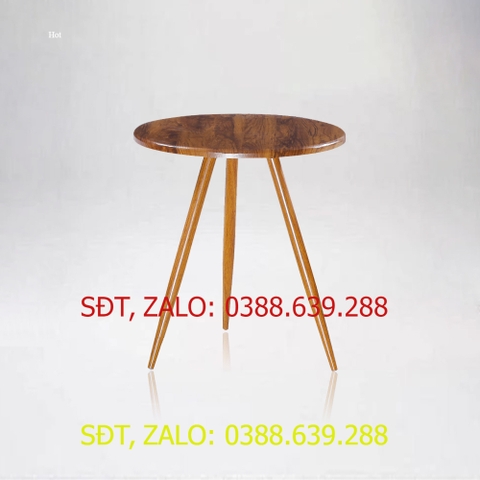 [Freeship] Bàn tròn Eames chân thép sơn nhiệt giả gỗ tùy chọn kích thước, màu sắc
