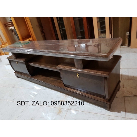 Kệ tv gỗ sồi đen