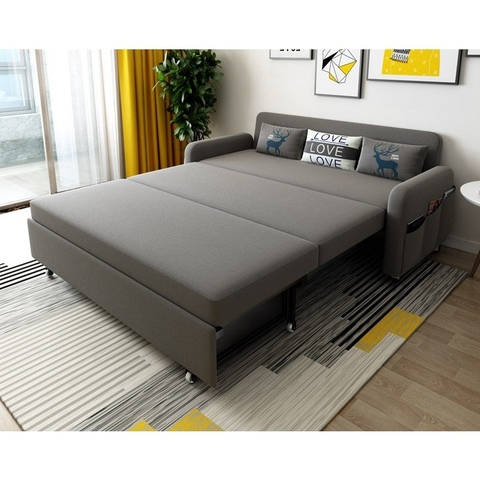 (Hàng Cao Cấp) Giường Có Ngăn Chứa Đồ-giường sofa cao cấp chuyển thành ghế sofa cao cấp kèm 3 gối và ngăn chứa đồ