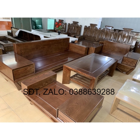 Sofa góc L 2 văng sồi Nga BG038 giá thật