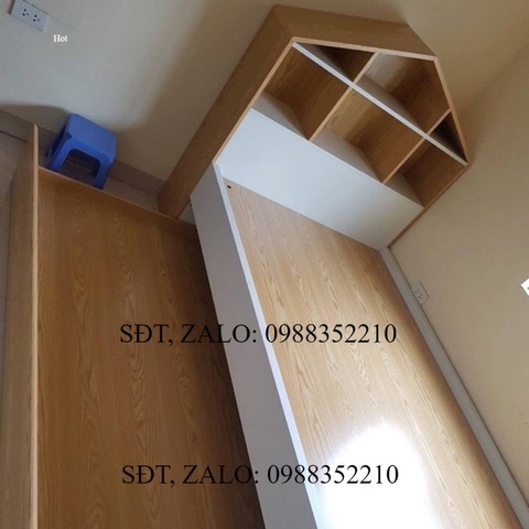 Giường tầng có giá đồ