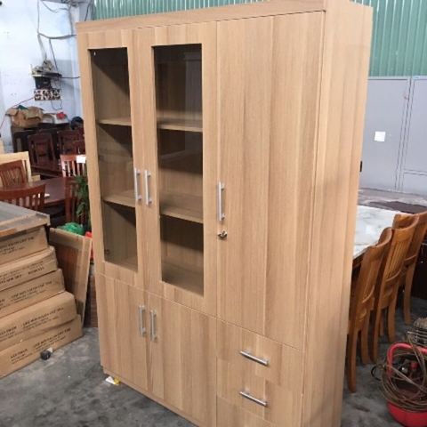 Tủ Đựng Hồ Sơ 3 Buồng Gỗ Ván