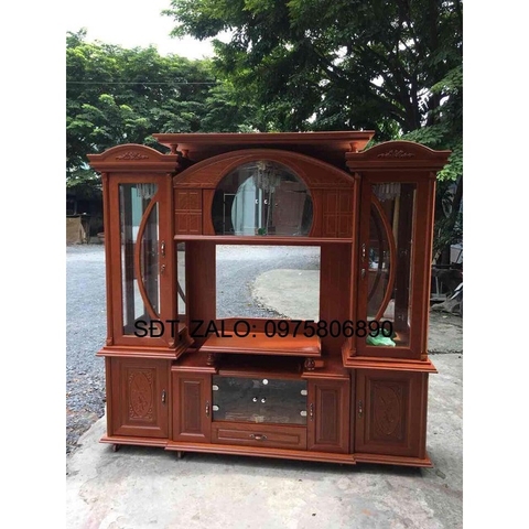 [Trả góp 0%] Kệ Tivi Đẹp gỗ xoan , kệ trang trí gỗ xoan , kệ gỗ cao cấp