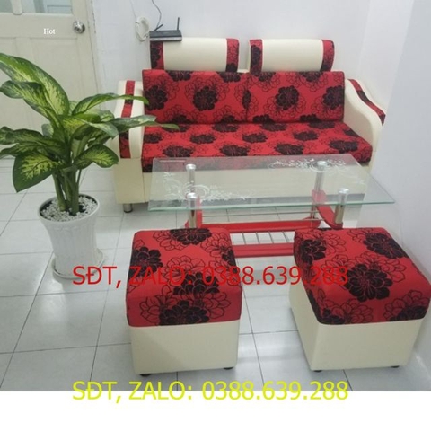Ghế sofa kèm bàn kính