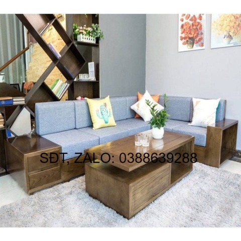 Sofa góc L sồi Nga BG139 giá thật