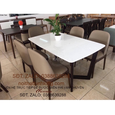 Bộ bàn ghế ăn thiết kế theo phong cách hiện đại 4.0 Nội thất phòng bếp