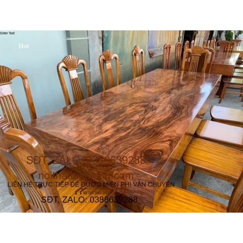 Bàn ăn nguyên khối