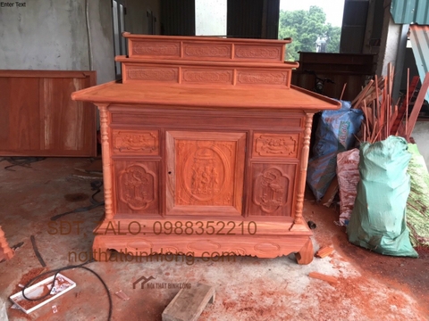 tủ thờ gỗ hương