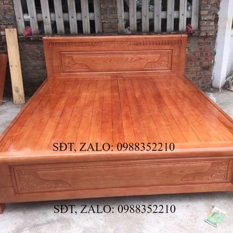 Giường ngủ gỗ xoan