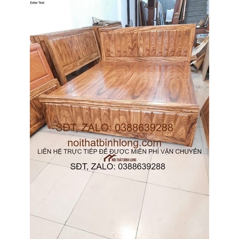 Giường ngủ gỗ hương xám m8x2m