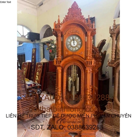Đồng hồ tư trụ mặt Đồng 2m25, Cột hạt gỗ hương đá. Hàng cực Vip, tuyển vẫn chọn gỗ. Miễn phí vận chuyển 50Km