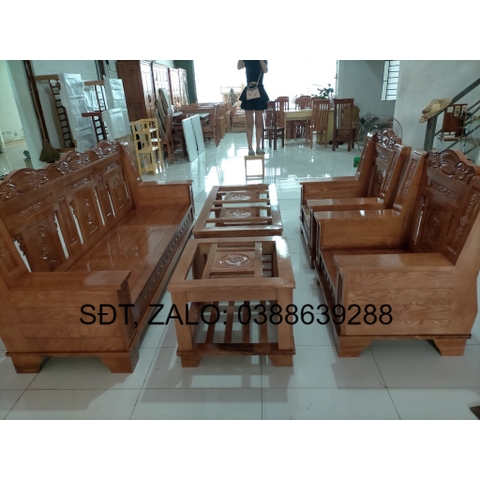 Bộ bàn ghế gỗ xoan đào giá thật