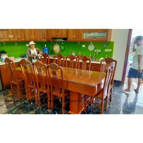 Bộ bàn ăn VIP - Đồ Gỗ Bình Long 0388639288