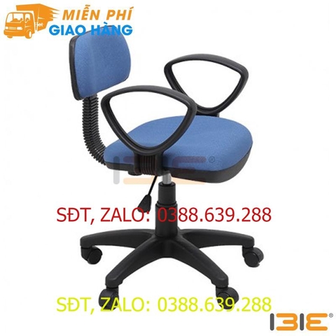 [Freeship] Ghế văn phòng IK026 bọc vải chân nhựa đúc có tay - Ghế văn phòng
