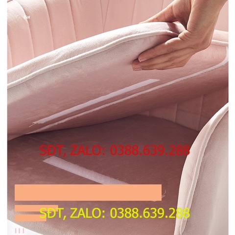 Ghế Chân Xoay Năm Cánh Nâng Hạ Chiều Cao Tùy Ý, Ghế Ngồi Làm Việc Học Tập Trang Điểm Bọc Nỉ Nhung Sang Trọng, GKK006