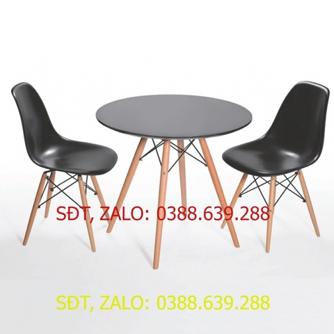 [Freeship] Bộ bàn tròn Eiffel 2 ghế Eames tùy chọn kích thước, màu sắc