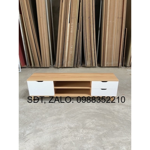 kệ ti vi phối màu chân gỗ