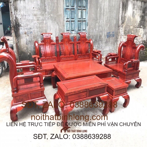 [VIP]Bộ Bàn Ghế Tần Thủy Hoàng Gỗ Hương Đỏ Nam Phi